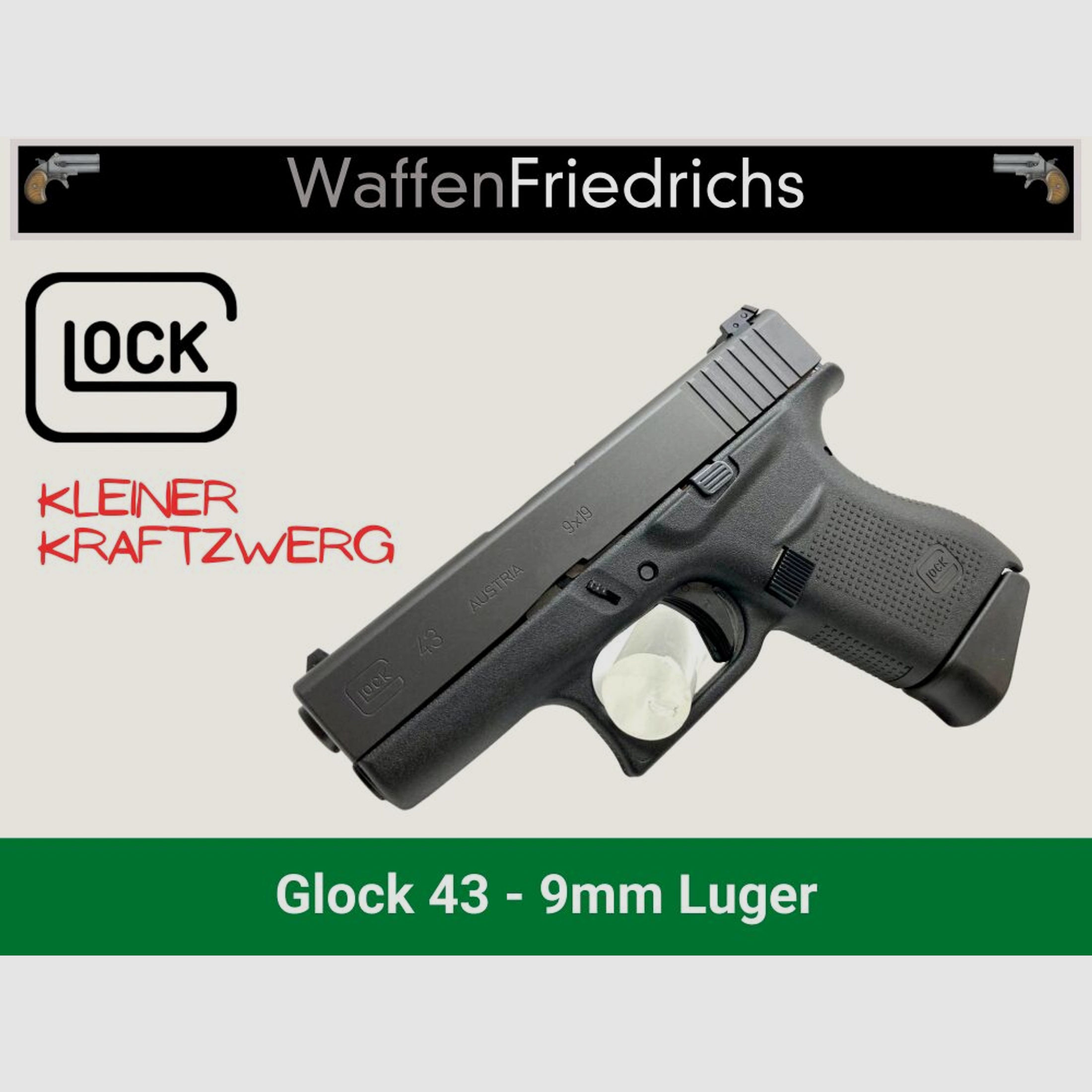 Glock	 43 | Kleiner Kraftzwerg - Waffen Friedrichs