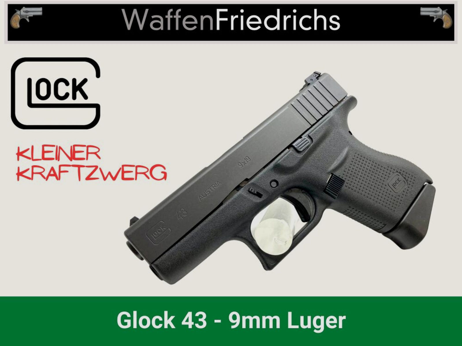 Glock	 43 | Kleiner Kraftzwerg - Waffen Friedrichs