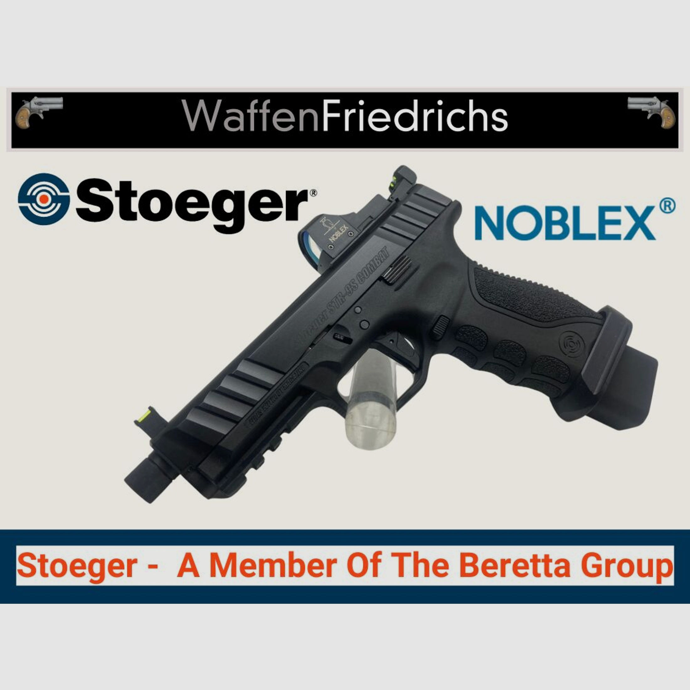 STOEGER	 STR-9S Combat mit NOBLEX sight II plus