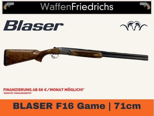 BLASER	 F16 Game | 71cm | Bockdoppelflinte BDF - Waffen Friedrichs