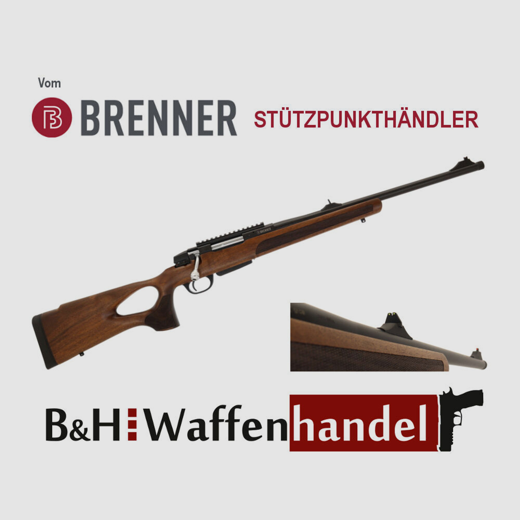 Brenner	 BR20 Holz- Lochschaft mit Visierung