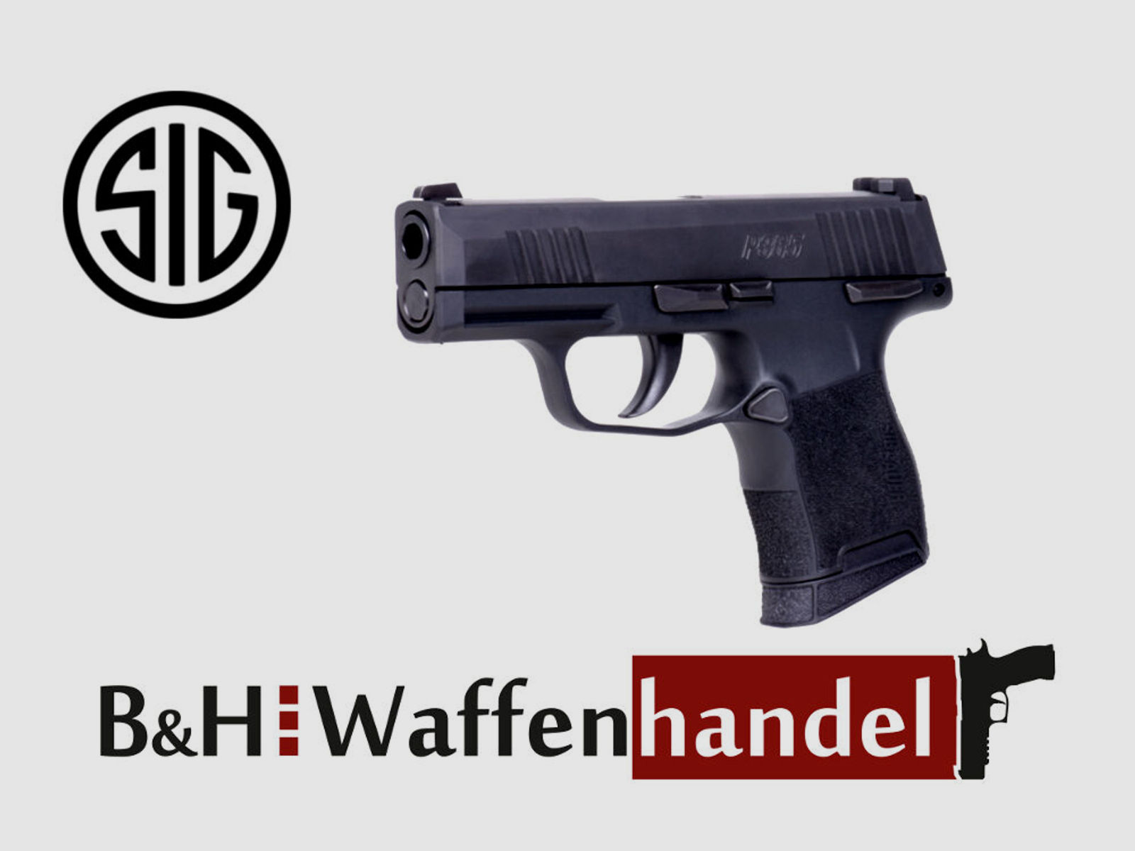 Neuwaffe, auf Lager: Sig Sauer P365 Nitron MS Subcompact Pistole mit Set mit Holster