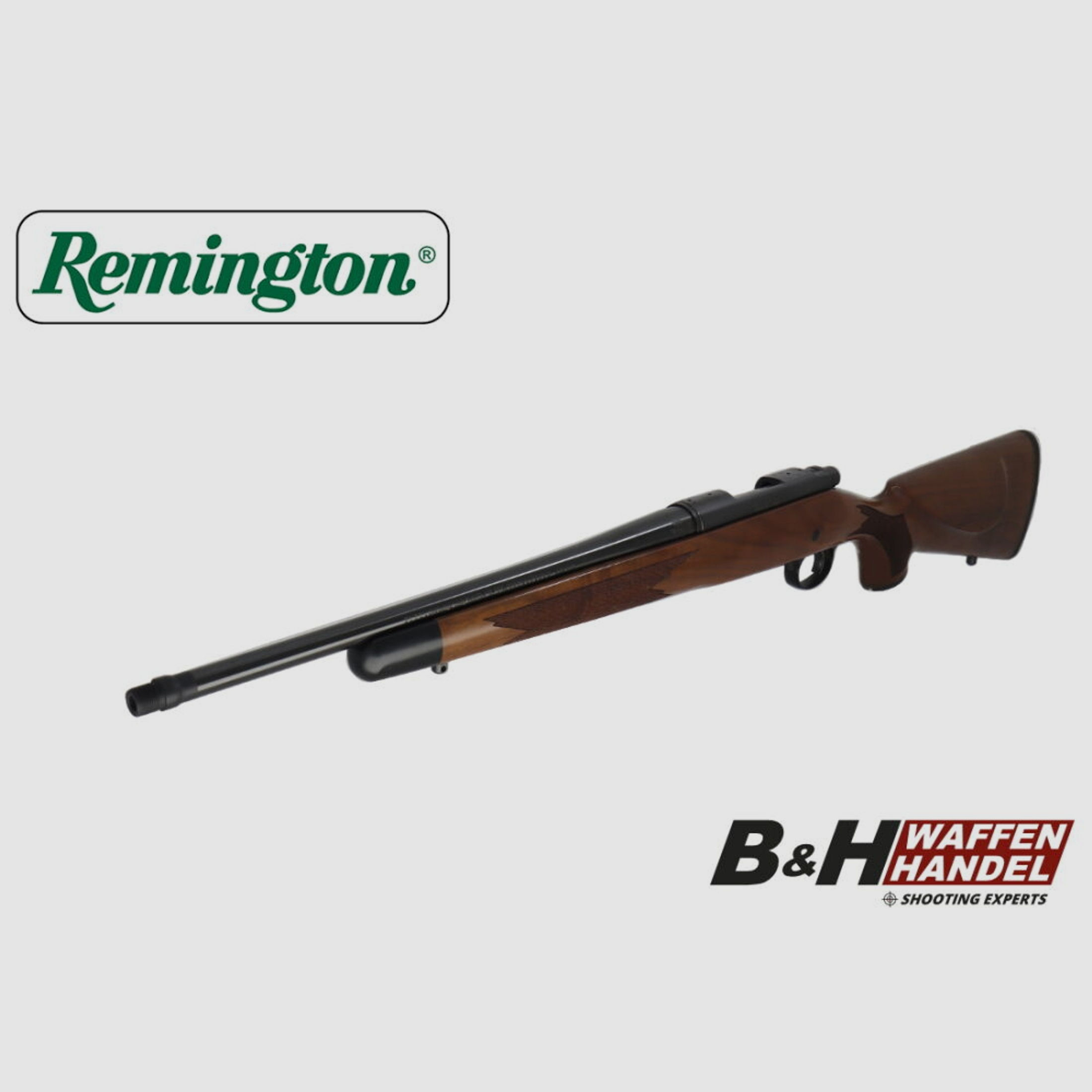 Remington	 Mod. 700 Holzschaft | Lauflkürzung | Schalldämpfergewinde | 1000g Abzug