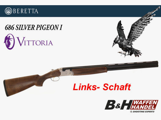 Beretta	 686 Silver Pigeon 1 Vittoria Jagd LINKS Schaft| Damenflinte | Bockflinte | Jagdflinte