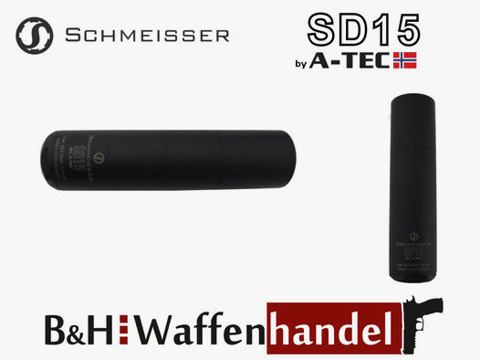 Schmeisser	 Schalldämpfer SD15 by A-TEC (für AR15 etc.)