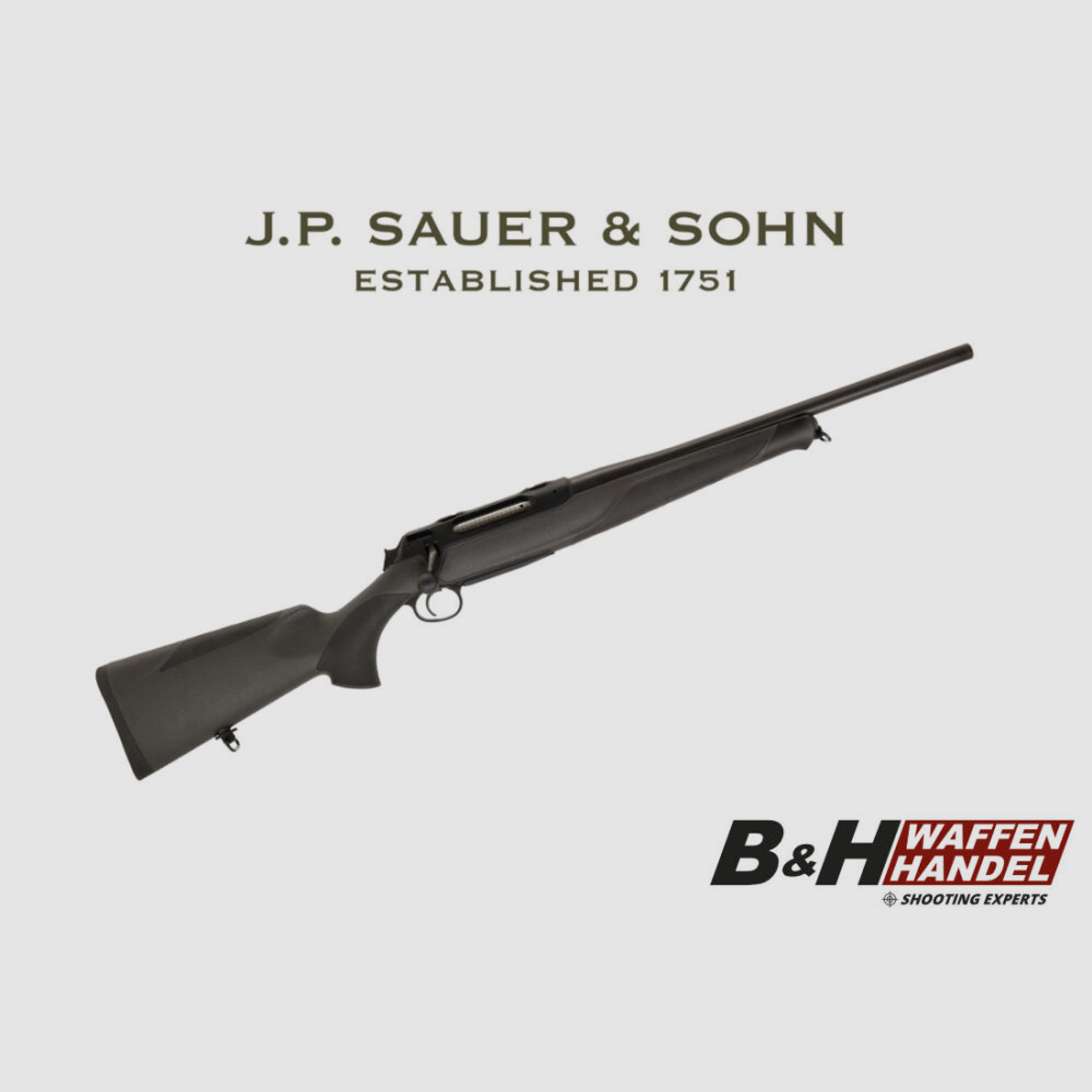 Sauer & Sohn	 404 Classic XT | Lauflänge 51cm | Schalldämpfergewinde | Premium Repetierbüchse SAUER S404