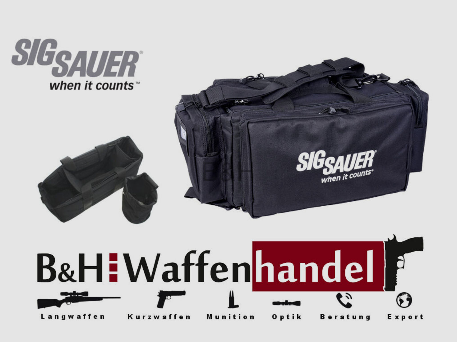 Sig Sauer	 Rangebag / Schießtasche / Range Bag / Rucksack