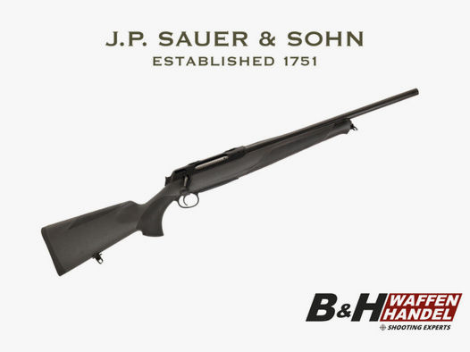 Sauer & Sohn	 404 Classic XT mit STAHL System| Handspannung | Lauflänge 47cm | Schalldämpfergewinde | Jagd Repetierbüchse SAUER S404
