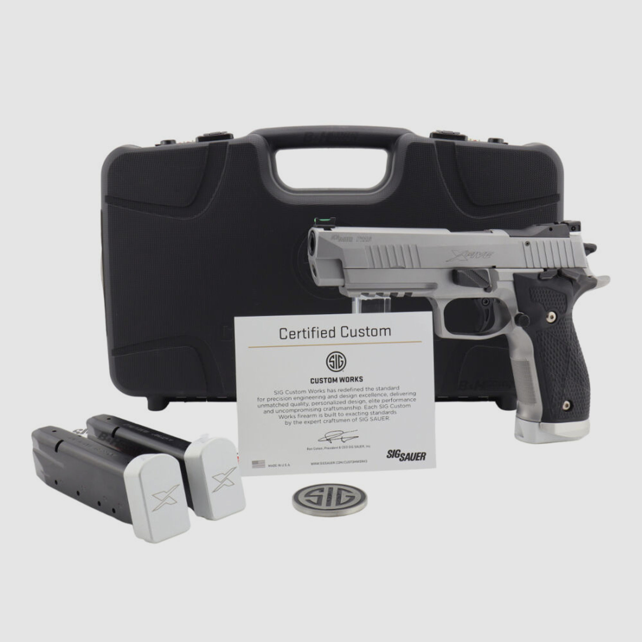 Sig Sauer	 P226 X-Five Supermatch 9mm mit IPSC Champions-Package Pistole X5 X-5 Super Match