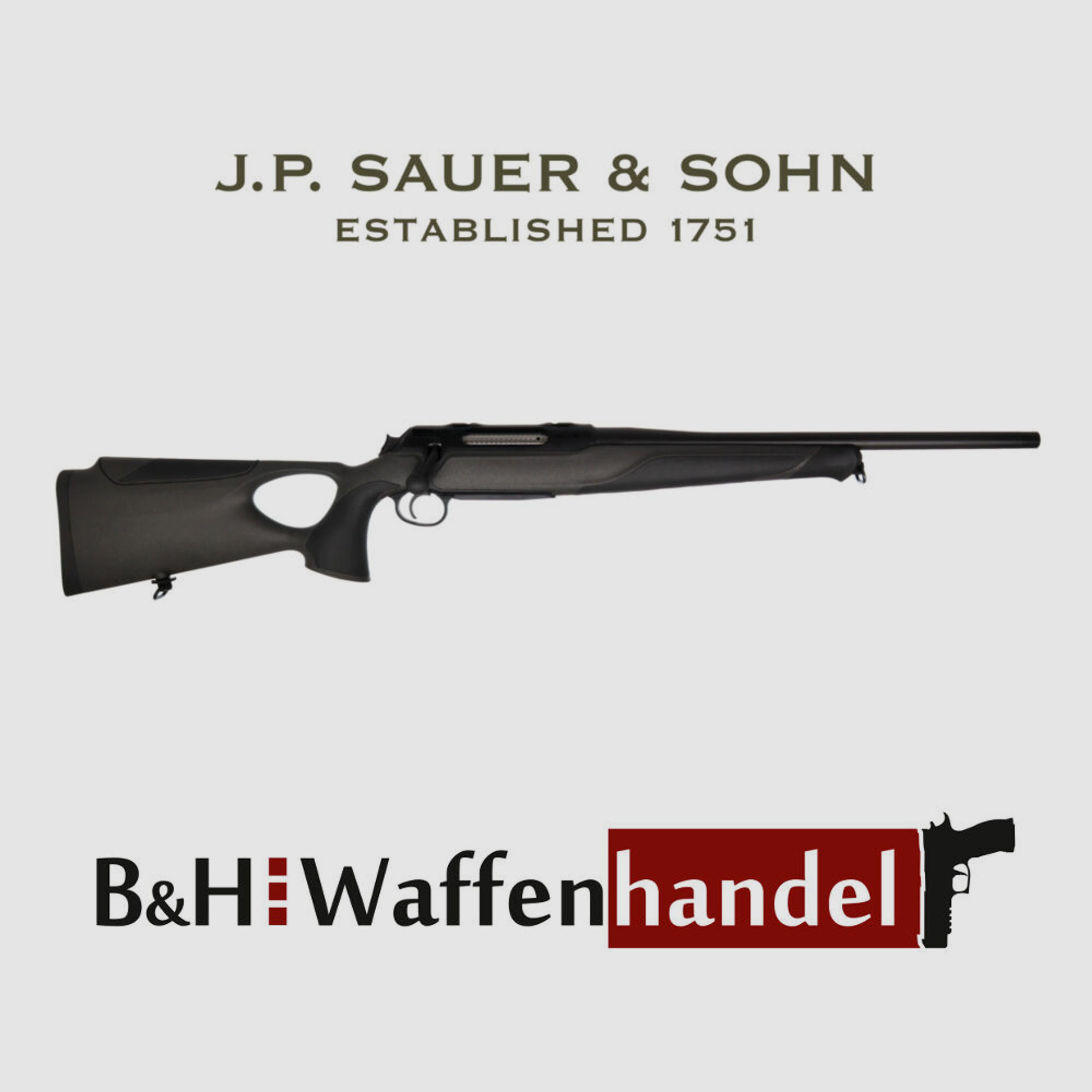 Sauer & Sohn	 S 404 Synchro XT / LL47cm / Laufgewinde