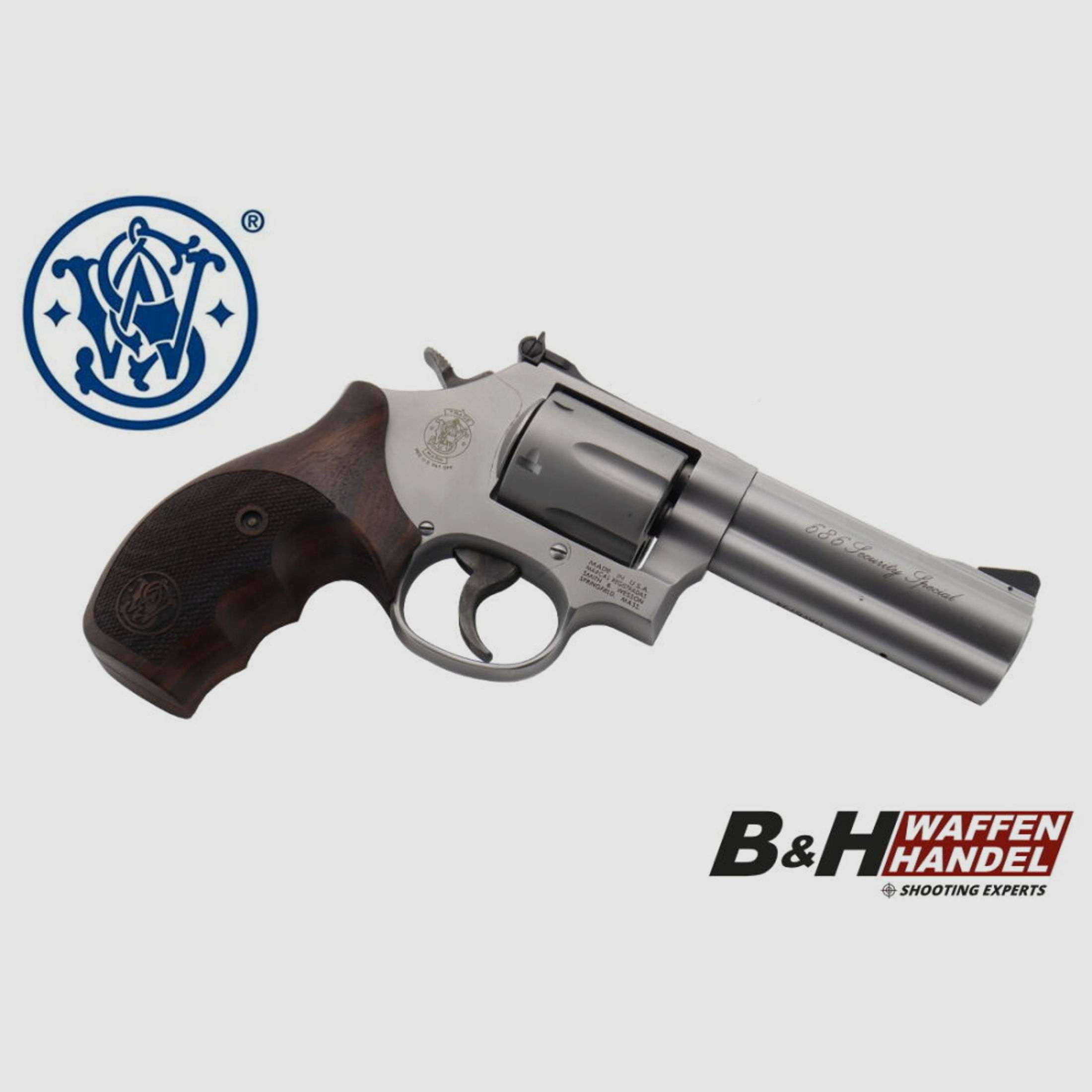 Smith & Wesson	 686 Security Special 4" S&W Sport / Jagd Revolver 4 Zoll