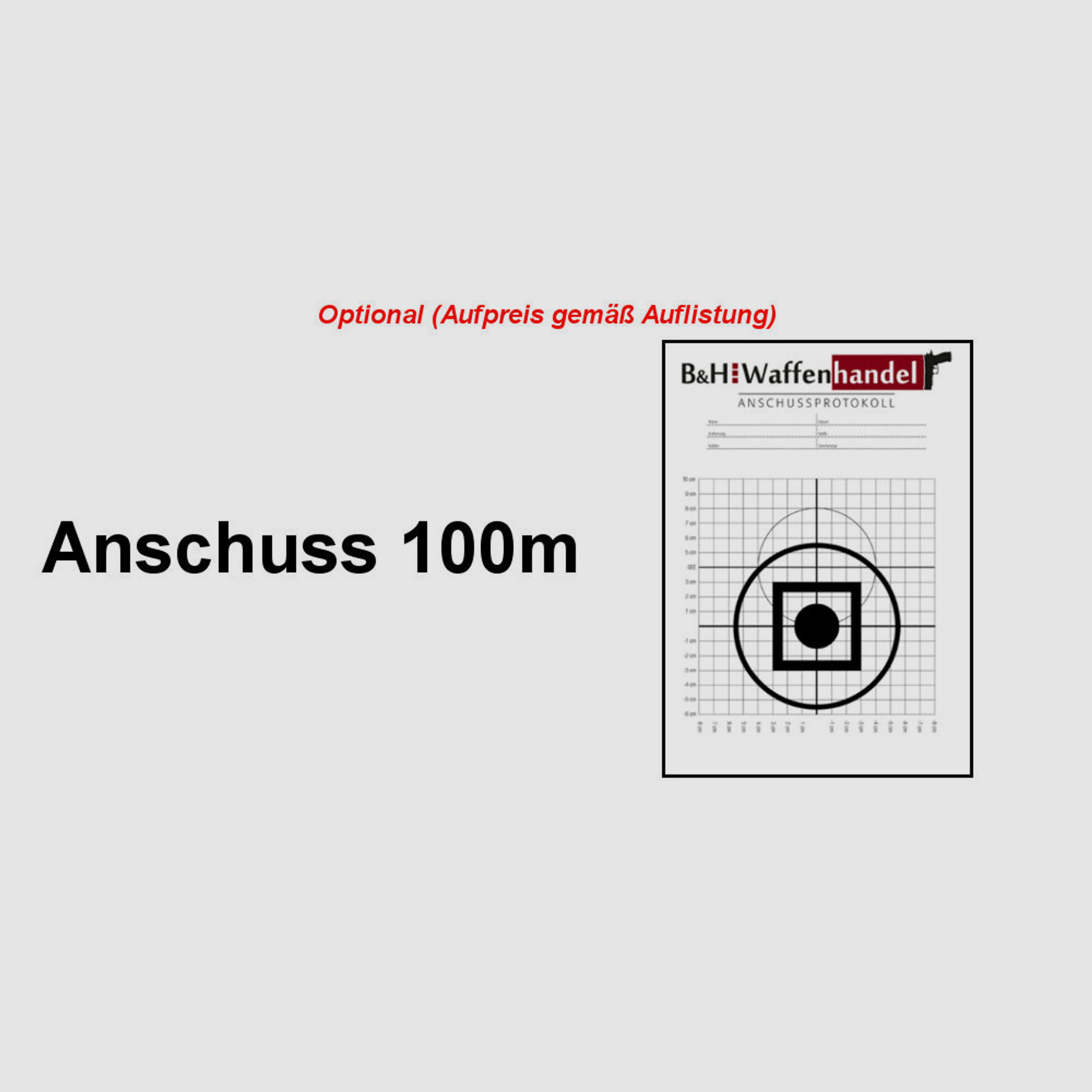Brenner Komplettpaket:	 Brenner BR 20 Nussbaum- Vollschaft mit Leica Amplus