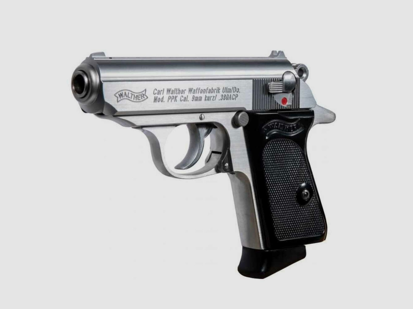 Pistole Walther PPK, stainless, 9mm kurz / .380 ACP