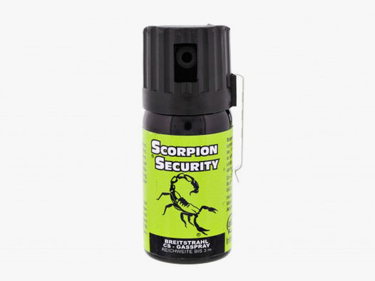 KO Spray, CS Gasspray Scorpion Security mit GĂĽrtelclip, Inhalt 40 ml