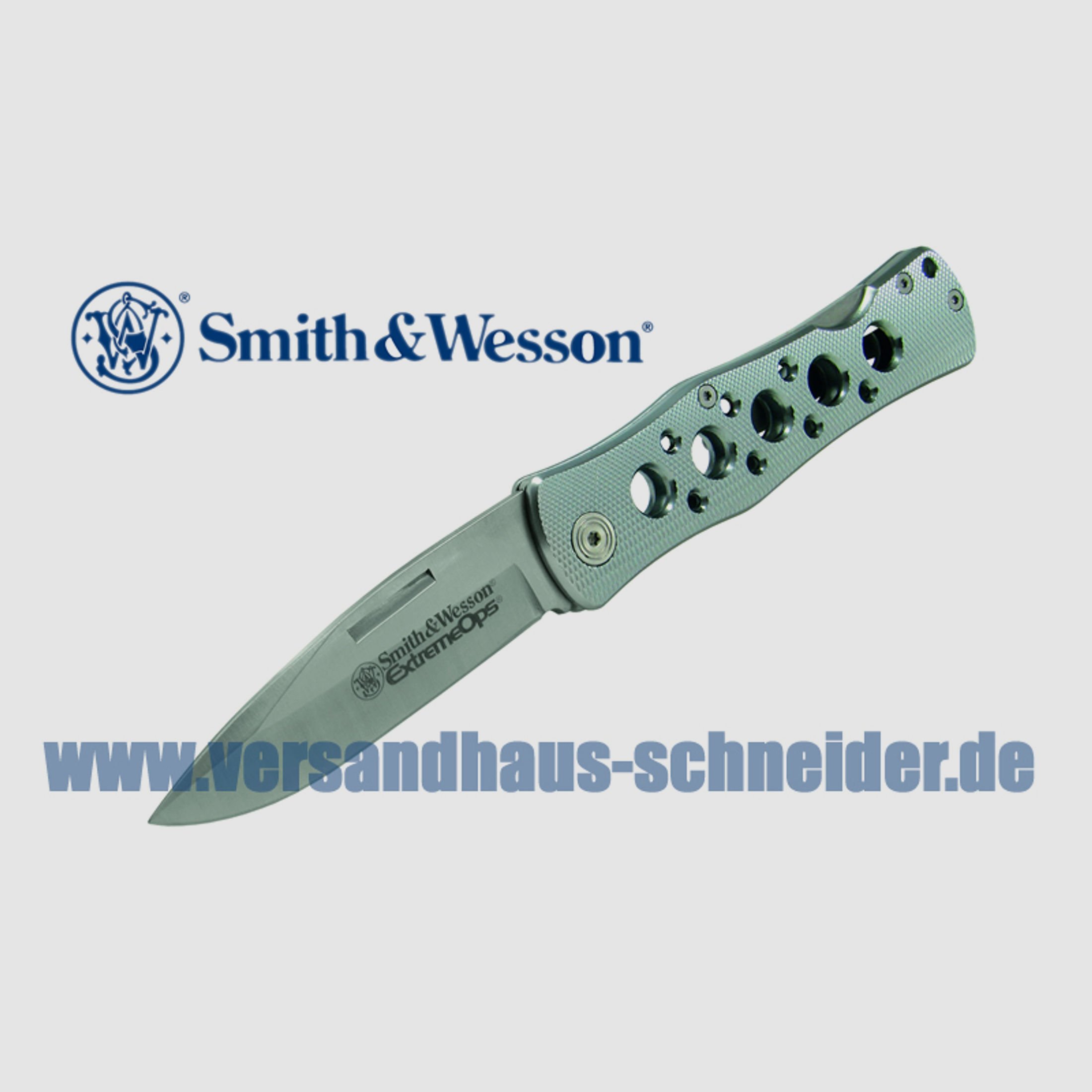 Smith and Wesson Taschenmesser ExtremeOps Stahl AISI 420, Aluminium-Griffe, Clip