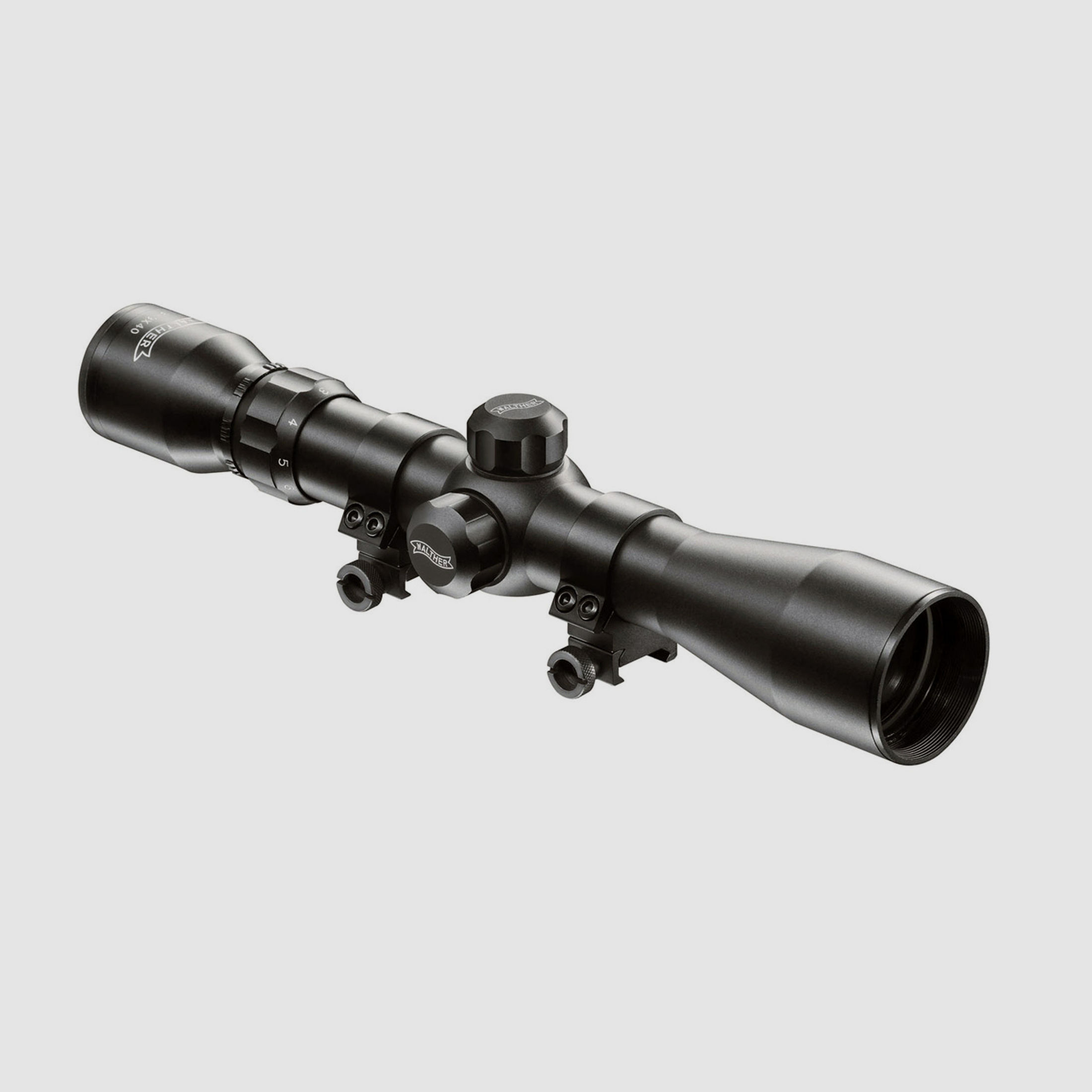 Zielfernrohr Walther 3-9x40, Absehen 8, unbeleuchtet, 30 mm Tubus, Weaver-, Picatinny-Montage