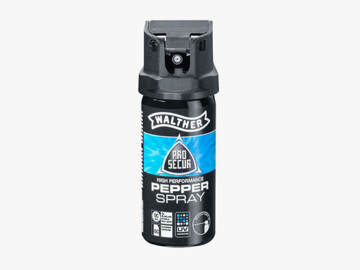 Pfefferspray Walther ProSecur, Wirkstoff 10% OC, UV Partikel, ballistischer Strahl, Inhalt 53 ml