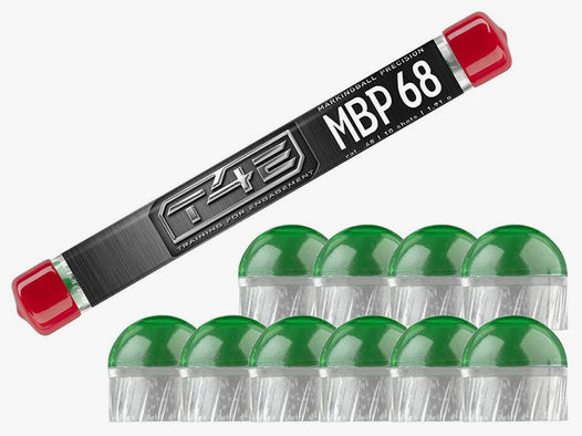 Farbmarkierungskugeln Marking Balls Precision T4E MBP 68 Kaliber .68 1,85 g grĂĽn 10 StĂĽck