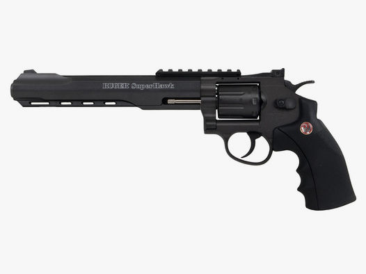 Softair CO2 Revolver Ruger Super Hawk 8 Zoll schwarz Kaliber 6 mm BB (P18)