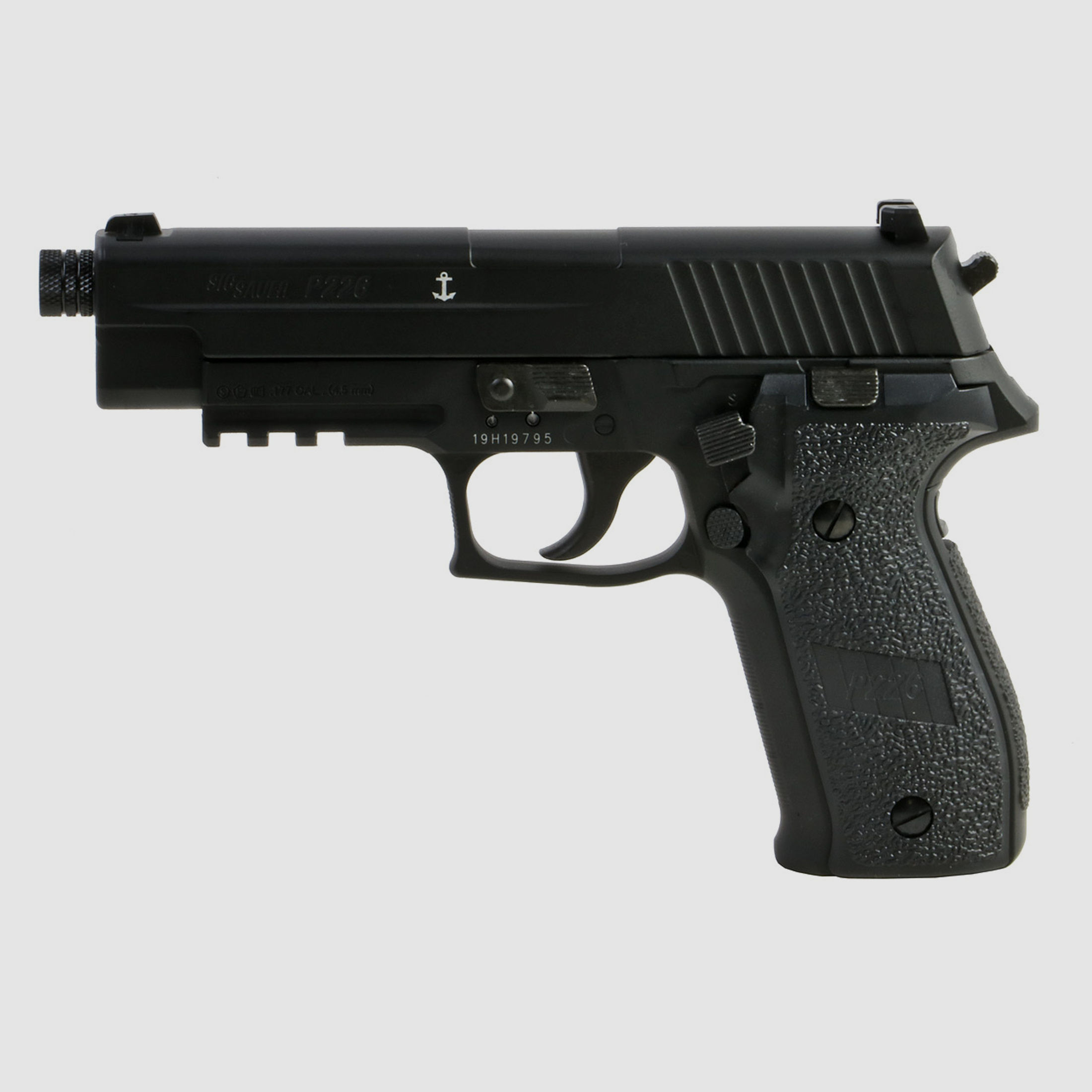 CO2 Pistole Sig Sauer P226 Blowback schwarz Kaliber 4,5 mm Diabolo (P18)
