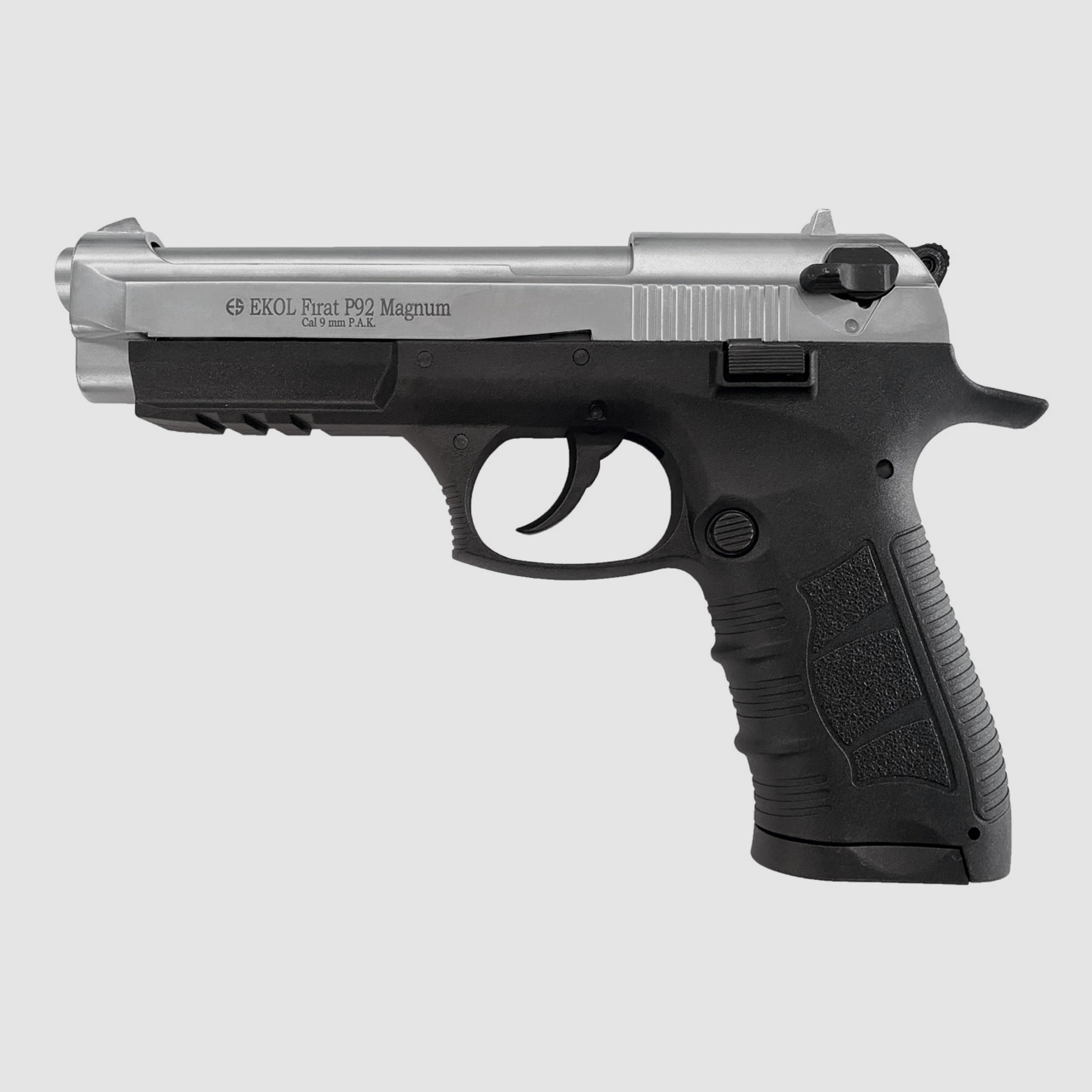 Schreckschuss Pistole Ekol P92 Magnum titan Kaliber 9 mm P.A.K.(P18)