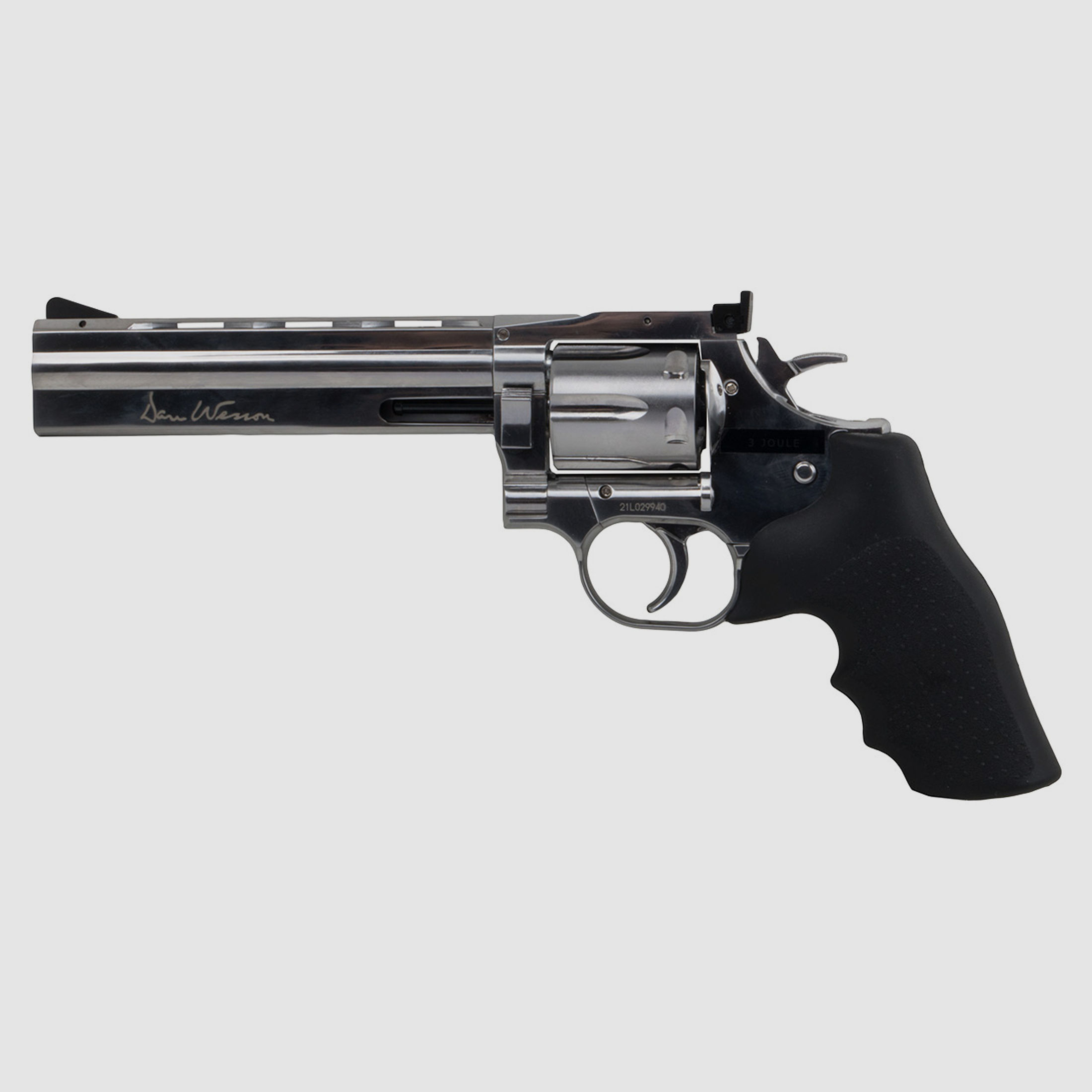 CO2 Revolver ASG Dan Wesson 715 silber 6 Zoll Kaliber 4,5 mm BB (P18)