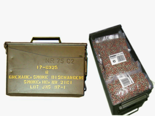 32.000 StĂĽck BB Softairkugeln AMMO BOX, orig. Munitionskiste, Kaliber 6 mm BB, 0,12 g