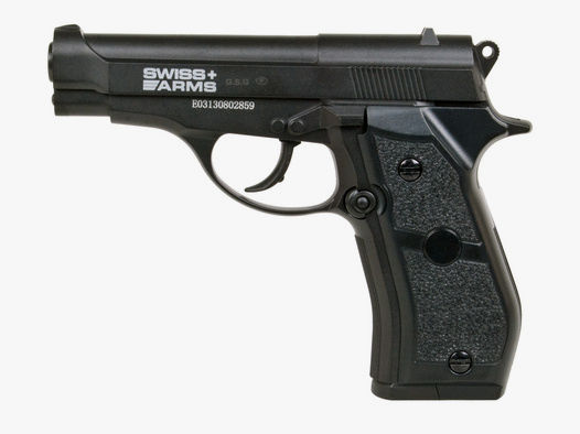 CO2 Pistole Swiss Arms P84 Non Blowback schwarz Kaliber 4,5 mm BB (P18)