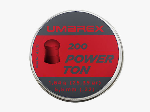 Rundkopf Diabolos Umarex Power Ton Kaliber 5,5 mm 1,64 g glatt 200 StĂĽck
