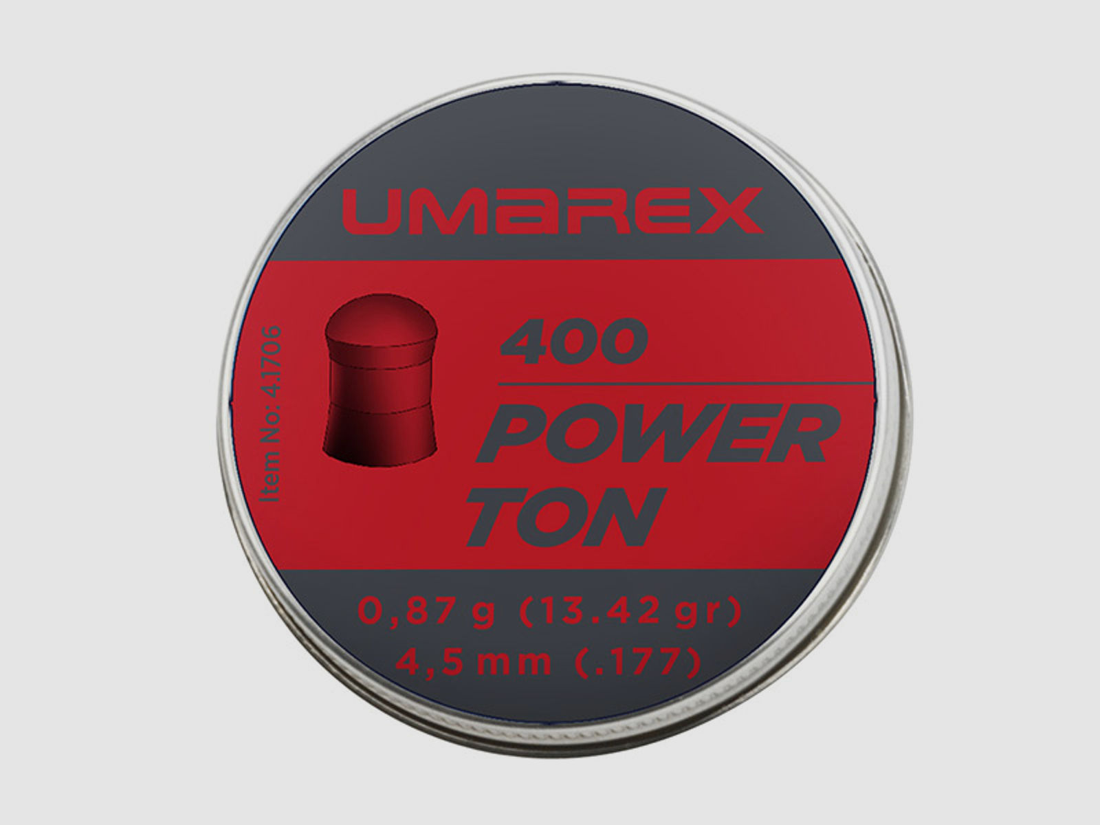 Rundkopf Diabolos Umarex Power Ton Kaliber 4,5 mm 0,87 g glatt 400 StĂĽck