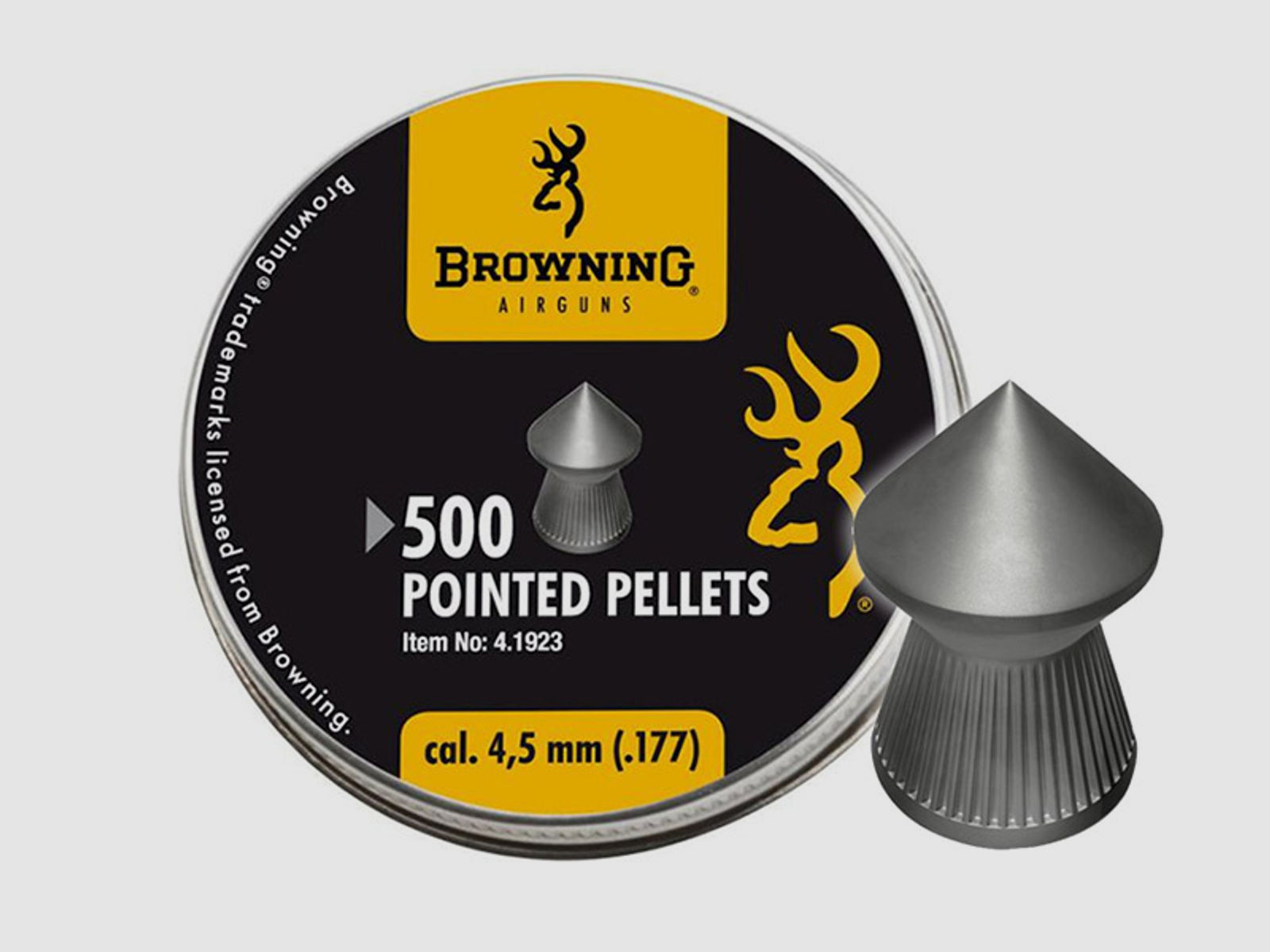 Spitzkopf Diabolos Browning Pointed Pellets Kaliber 4,5 mm 0,52 g geriffelt 500 StĂĽck