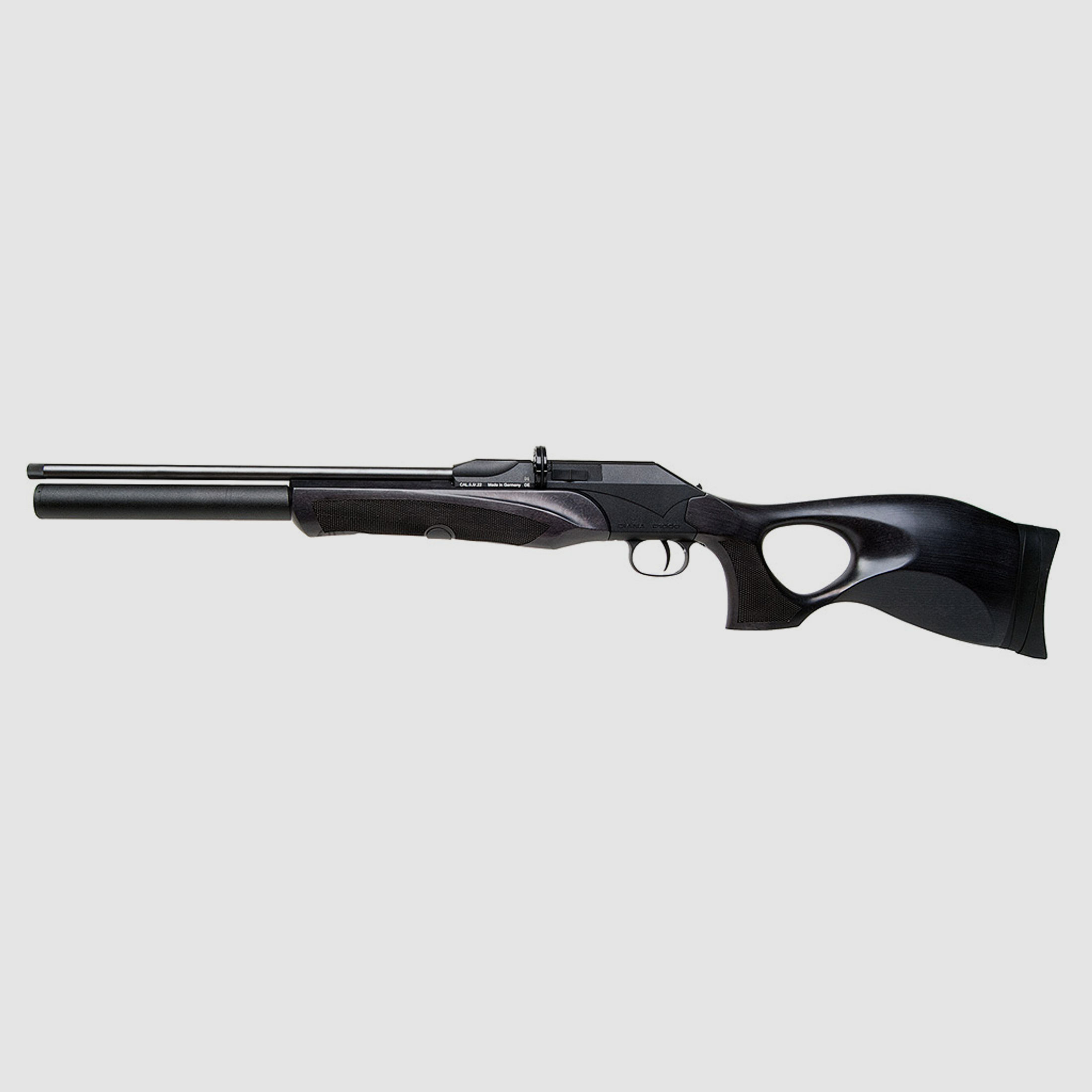 Pressluftgewehr Diana P1000 Evo2 TH Black, schwarzer Minelli-Lochschaft, Kaliber 4,5 mm (P18)