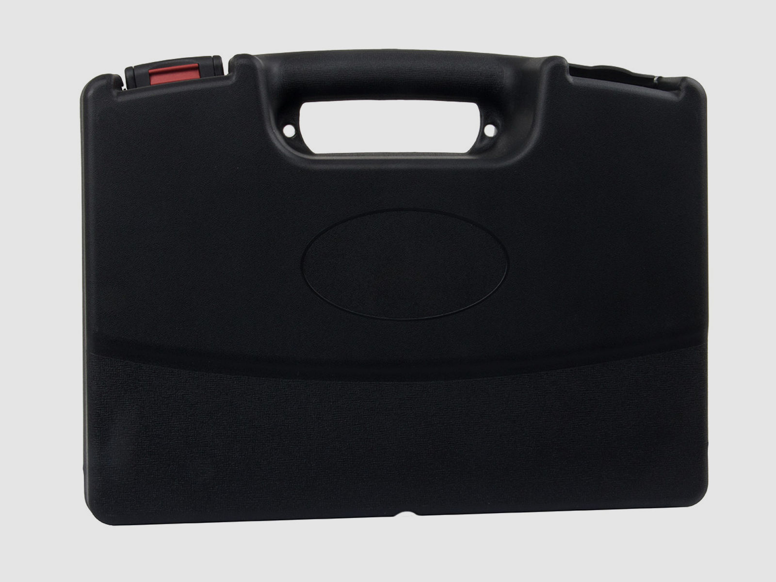 Pistolenkoffer Transportkoffer 36 x 25 x 13 cm Noppsenschaumstoff SchnappverschlĂĽsse mit ein integriertes Zahlenschloss schwarz