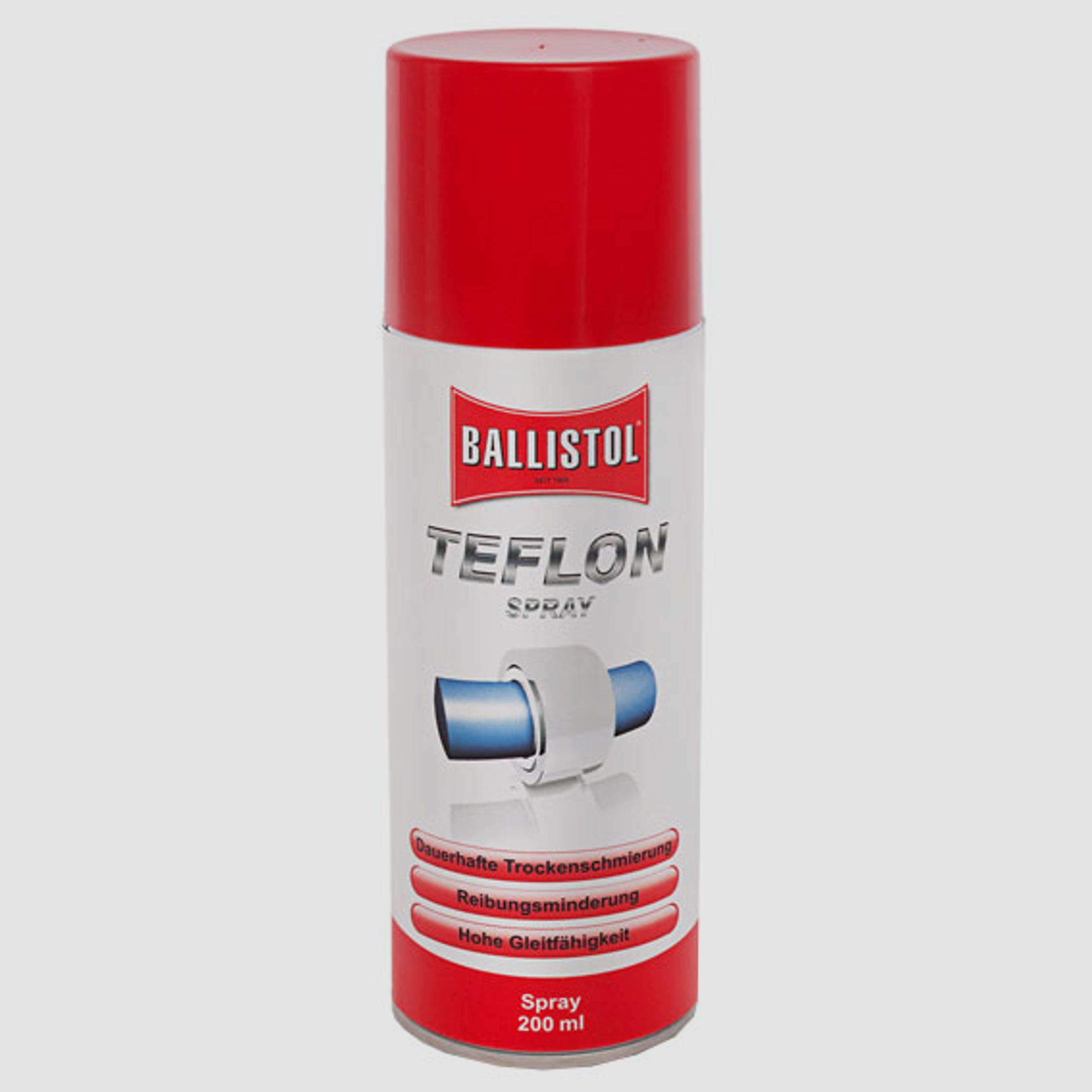 Klever Ballistol Teflon Spray, fĂĽr optimale Trockenschmierung, 200 ml