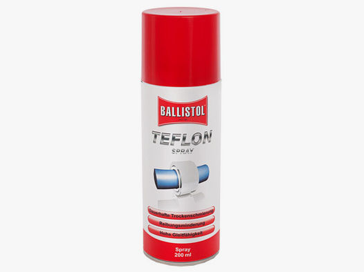 Klever Ballistol Teflon Spray, fĂĽr optimale Trockenschmierung, 200 ml