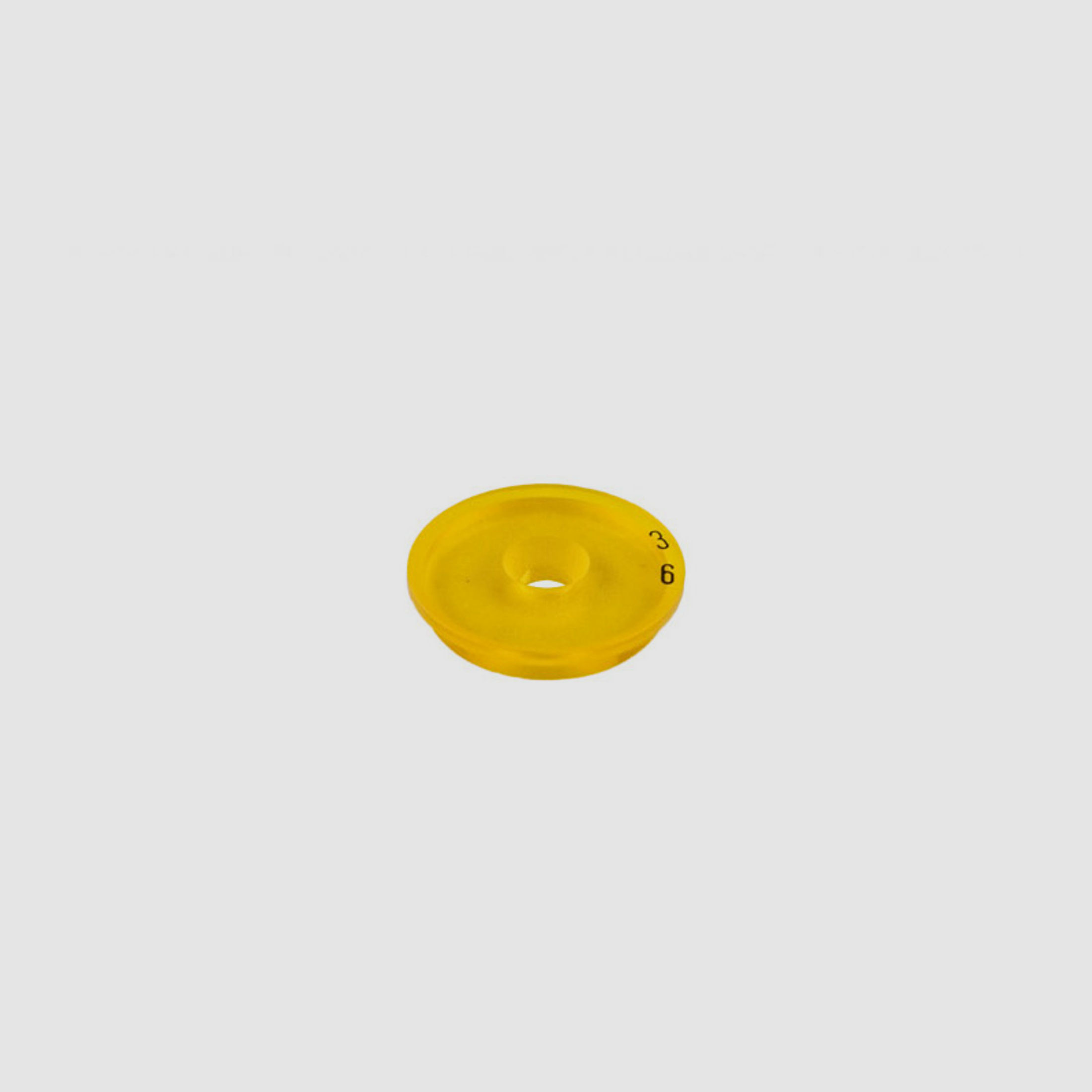 AHG-Transparentlochkorn gelb 3,7 mm (M18)