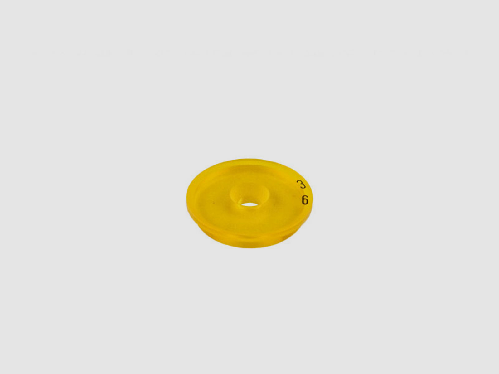 AHG-Transparentlochkorn gelb 3,7 mm (M18)