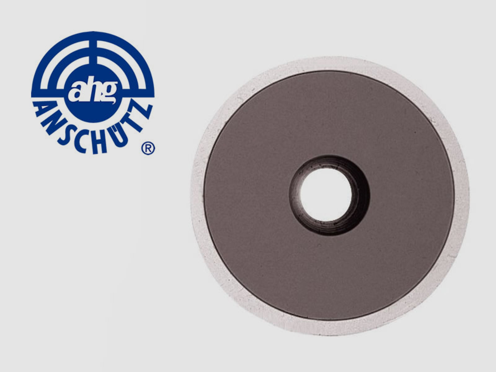 AHG-Transparentlochkorn grau 3,8mm (M18)