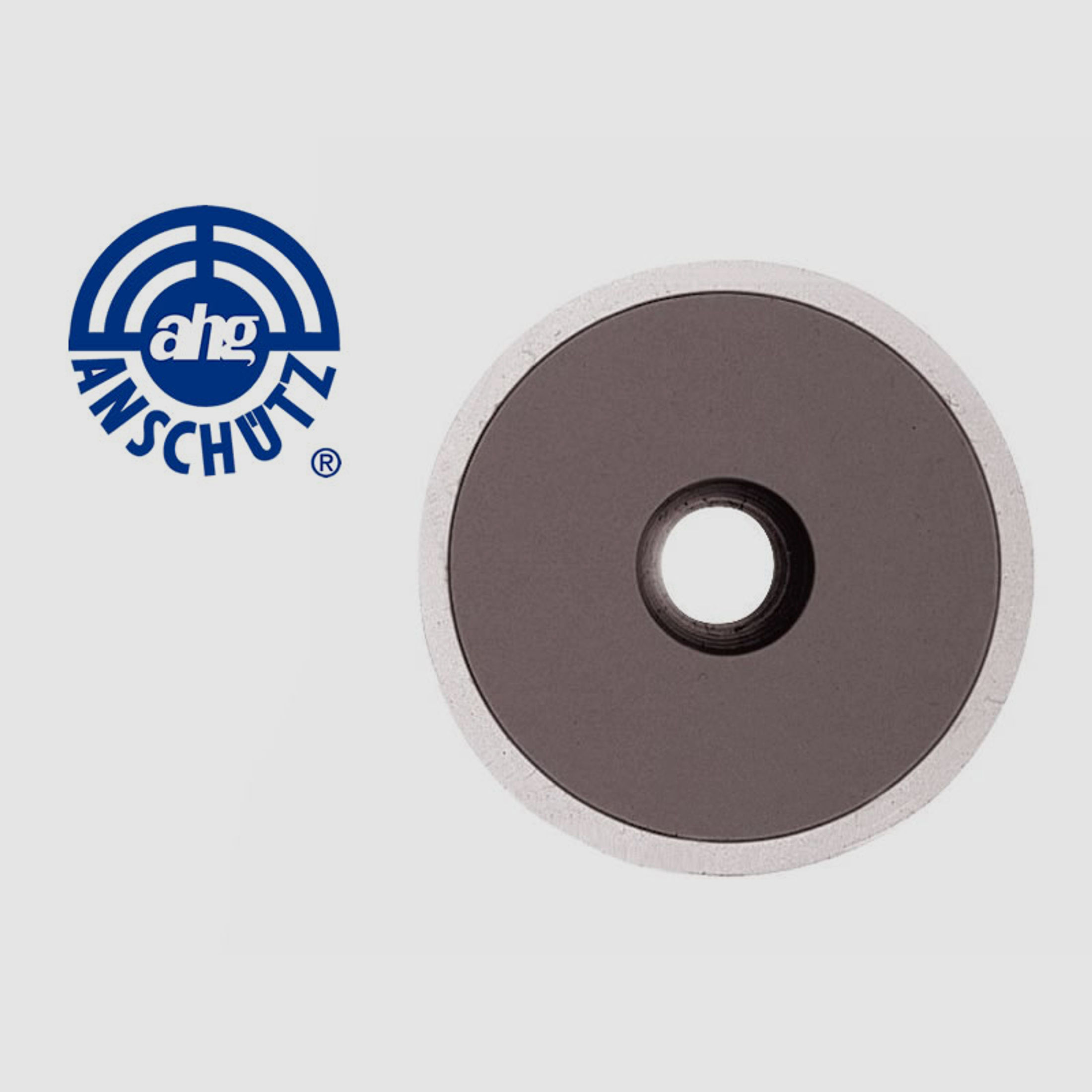 AHG-Transparentlochkorn grau 3,8mm (M18)
