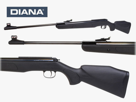 Knicklauf Luftgewehr Diana Panther 350 N_TEC Magnum, Gasdruckfeder, Kunststoffschaft schwarz, Kaliber 4,5 mm (P18)