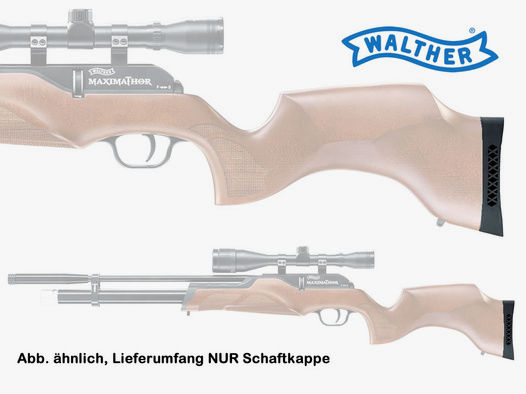 Schaftkappe fĂĽr Pressluftgewehr Walther Maximathor, schwarz