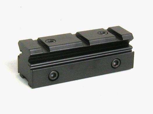 Norconia Adapterschiene von 11 mm Schiene auf Weaver-, Picatinny-Schiene, LĂ¤nge 67 mm