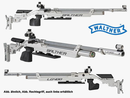 WALTHER Match-Pressluftgewehr LG400 COMPETITON, Rechtsgirff, M-Abzug, Kal. 4,5mm (P18)