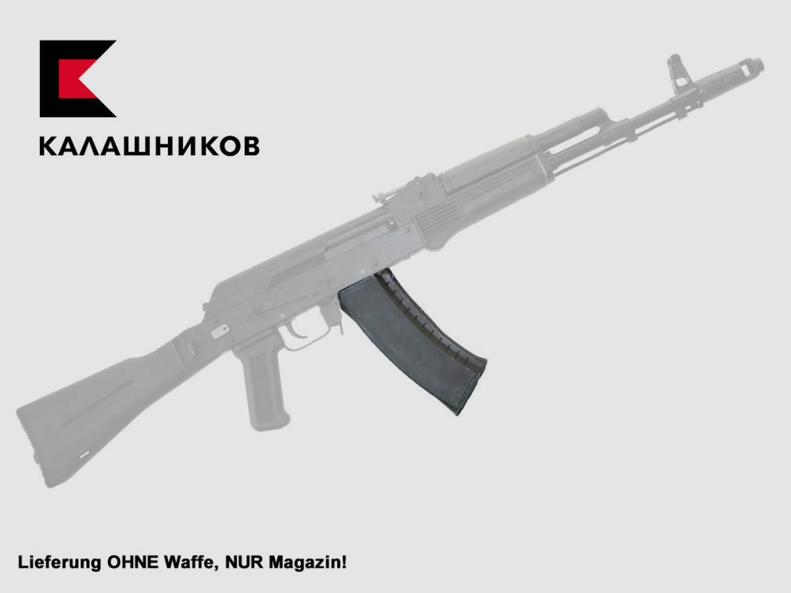 Magazin fĂĽr CO2 Luftgewehr Kalashnikov AK 74 M Yunker 4 ohne Kapselaufnahme  im Kaliber 4,5mm BB