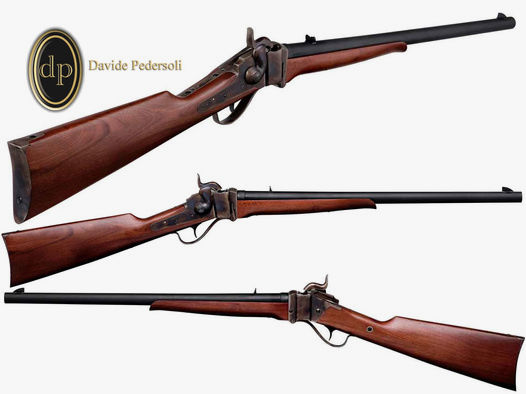 Davide Pedersoli Sharps Carbine Civilian Model Perkussionsgewehr, Kal. .45 (P18)