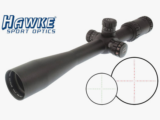Zielfernrohr von Hawke Modell Tactical 30 8,5-25x42, Absehen 1/2 Mil Dot 20x