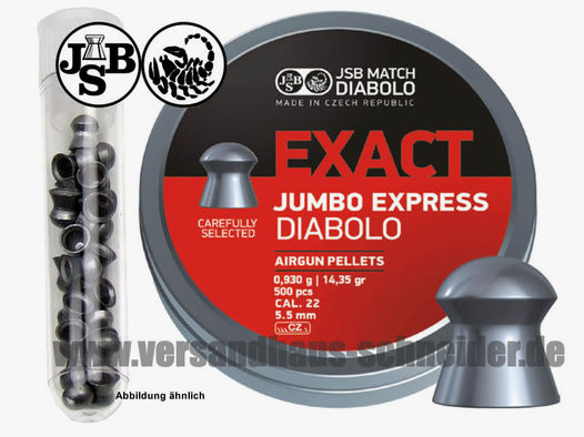 Testpack JSB Exact Jumbo Express Diabolo Kal. 5,52mm 20 StĂĽck