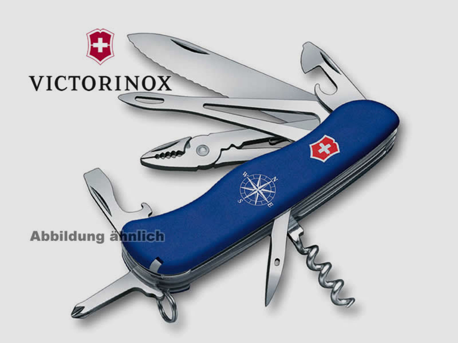 VICTORINOX Segler-Messer SKIPPER, 111 mm, 17 Funktionen, Schweizer Taschenmesser
