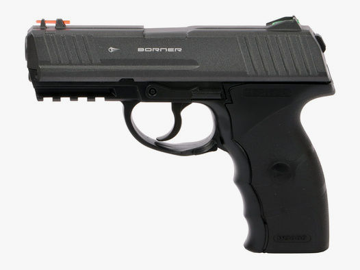 CO2 Pistole Borner W3000 bicolor Metallschlitten Kaliber 4,5 mm BB (P18)