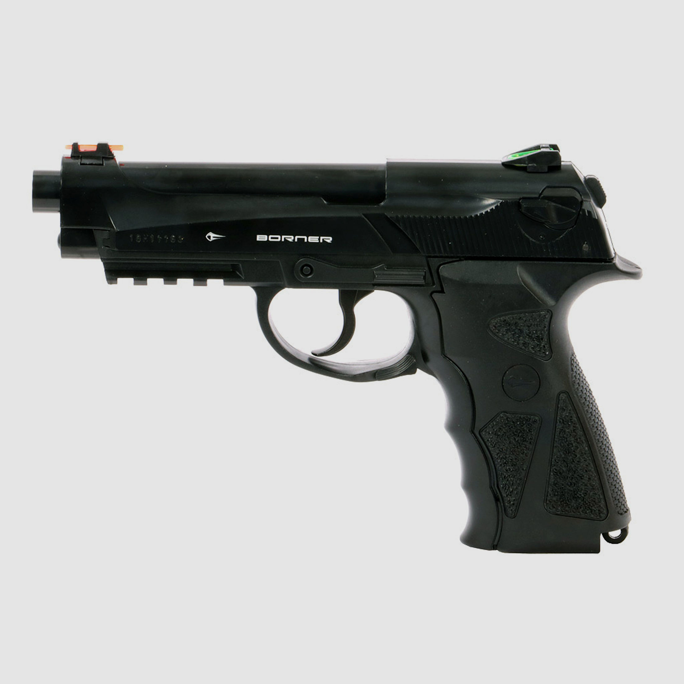 CO2 Pistole Borner Sport 306 schwarz Kaliber 4,5 mm BB (P18)